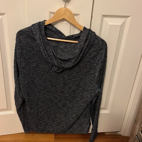 Thin Medium Dark Blue Hollister Hoodie - Picture 2 of 2